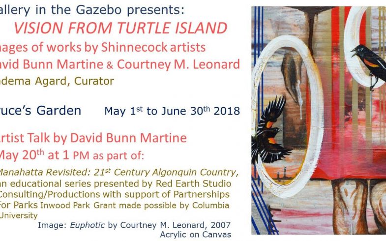 •• POSTPONED to MAY 10th •• Gallery in the Gazebo Opening: VISIONS FROM TURTLE ISLAND