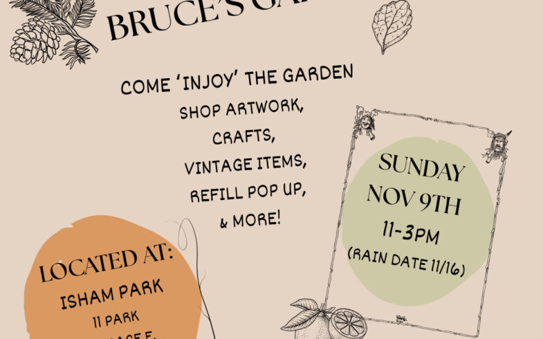 Holiday Market at Bruce’s Garden _THIS SUNDAY!! NOVEMBER 16 @11am